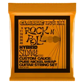 Струны для электрогитары Ernie Ball 2252 Rock n Roll Hybrid Slinky 9-46