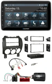 Blaupunkt USB DAB SD Lenkrad Bluetooth Autoradio für Mazda 2 2007-2014 nur Panas