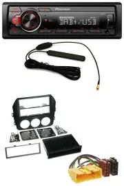 Автомагнитола для Mazda MX-5 Pioneer 1DIN, DAB, USB, AUX, MP3