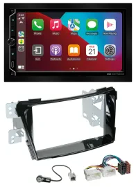 Автомагнитола для Hyundai i40 VF (с 2011) ESX 2DIN, DAB, USB, MP3, Bluetooth, чёрный глянцевый