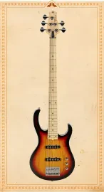 H. Jimenez LBS5-VB Camaleón 5 String Bass Guitar, Glossy Vintage Burst