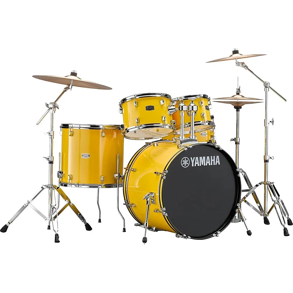 Б/У Ударная установка акустическая Yamaha Rydeen (набор, 5 шт.) 22" бас-барабан, цвет желтый, без тарелок