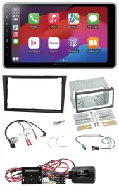 Pioneer Lenkrad USB DAB Bluetooth 2DIN Autoradio für Opel Corsa D stealth schwar