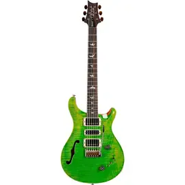 Электрогитара PRS Special Semi-Hollow 10-Top with Pattern Neck Electric Guitar Eriza Verde