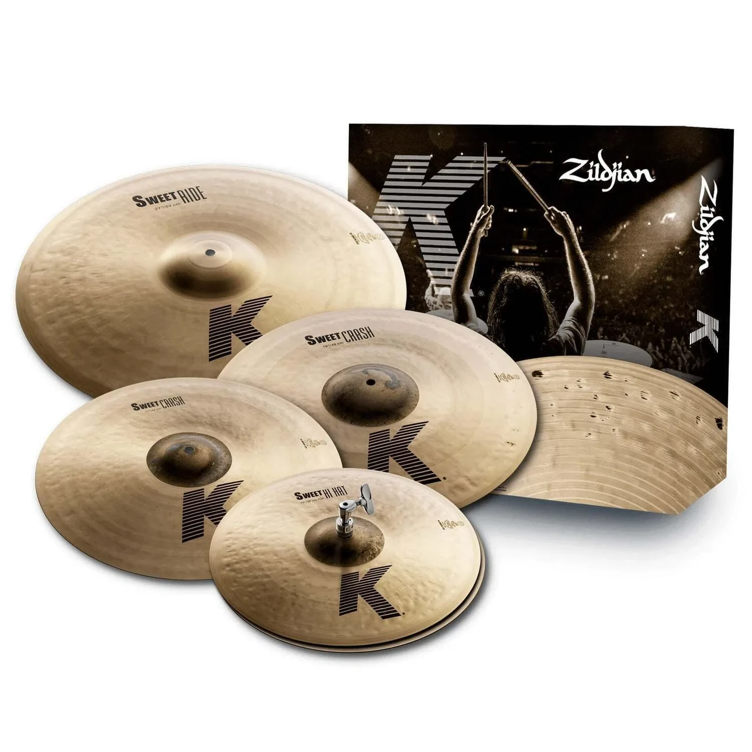 Б/У Набор тарелок для барабанов Avedis Zildjian Company K Sweet Cymbal Pack (4 шт., Hi-Hats, Crash, Ride)