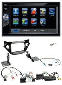 Blaupunkt 2DIN Bluetooth TMC USB Lenkrad SD Navigation für Opel Adam Corsa E 201