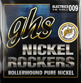 Струны для электрогитары GHS Strings R+RXL-L Nickel Rockers 9-46