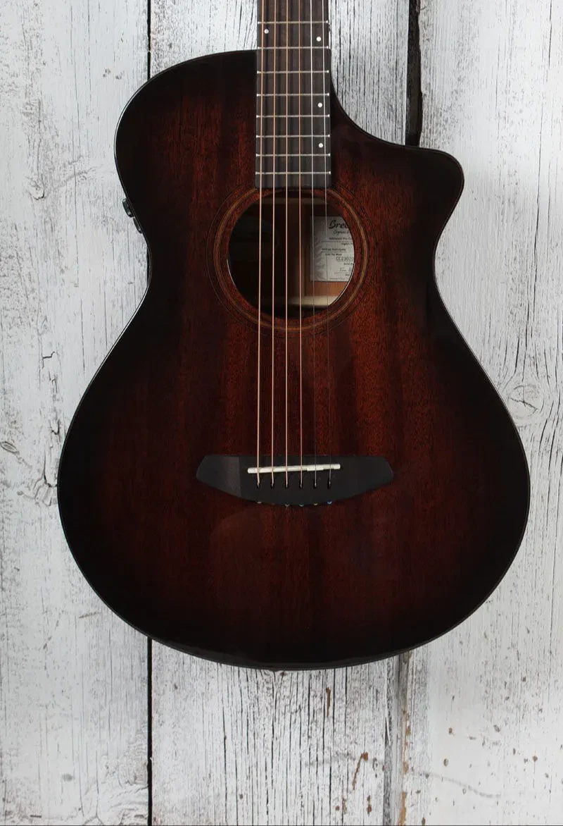 Breedlove Wildwood Pro Concertina Suede CE Acoustic Electric Guitar with Gig Bag