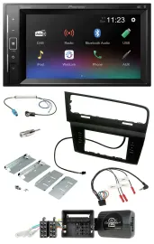 Pioneer DAB Lenkrad 2DIN Bluetooth USB Autoradio für VW Golf VII ab 2012