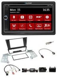 Blaupunkt 2DIN USB DAB Lenkrad Bluetooth TMC Navigation für BMW 3er E90 E91 E92
