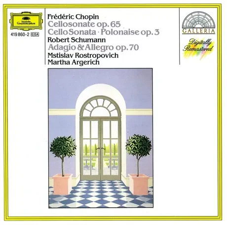 MARTHA ARGERICH / MSTISLAV ROSTROPOVICH - Chopin: Sonata; Polonaise/ Schumann: Adagio And Allegro (CD)