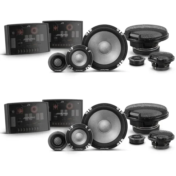 Alpine R2-S653 200W 6.5" Component Speakers (2 Pairs)