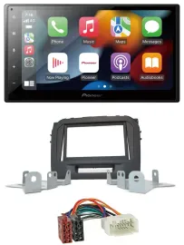 Pioneer DAB Bluetooth 2DIN USB MP3 Autoradio für Suzuki Vitara LY ab 04/2015
