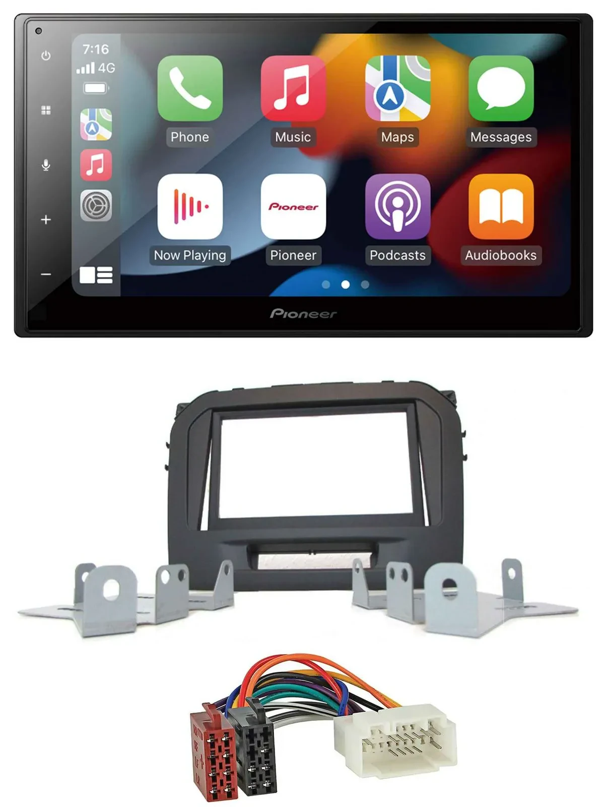 Pioneer DAB Bluetooth 2DIN USB MP3 Autoradio für Suzuki Vitara LY ab 04/2015