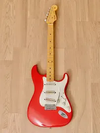Электрогитара Fender Vintage Hot Rod '50s Stratocaster SSS Fiesta Red w/case USA 2013