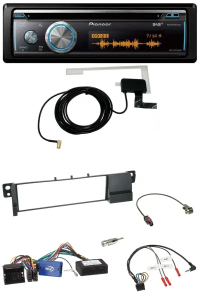 Pioneer Bluetooth DAB Lenkrad USB CD Autoradio für BMW 3er E46 01-07 schwarz