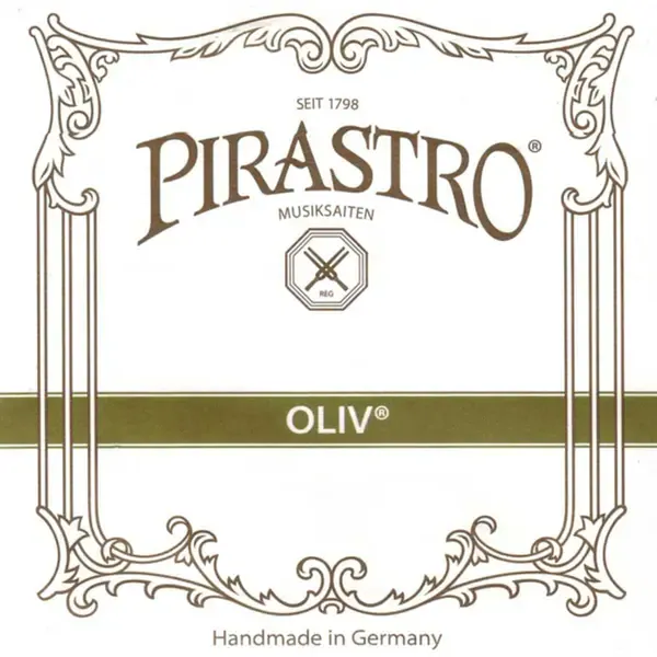 Струны для скрипки Pirastro Oliv 211021 4/4 среднее натяжение, крепление шарик