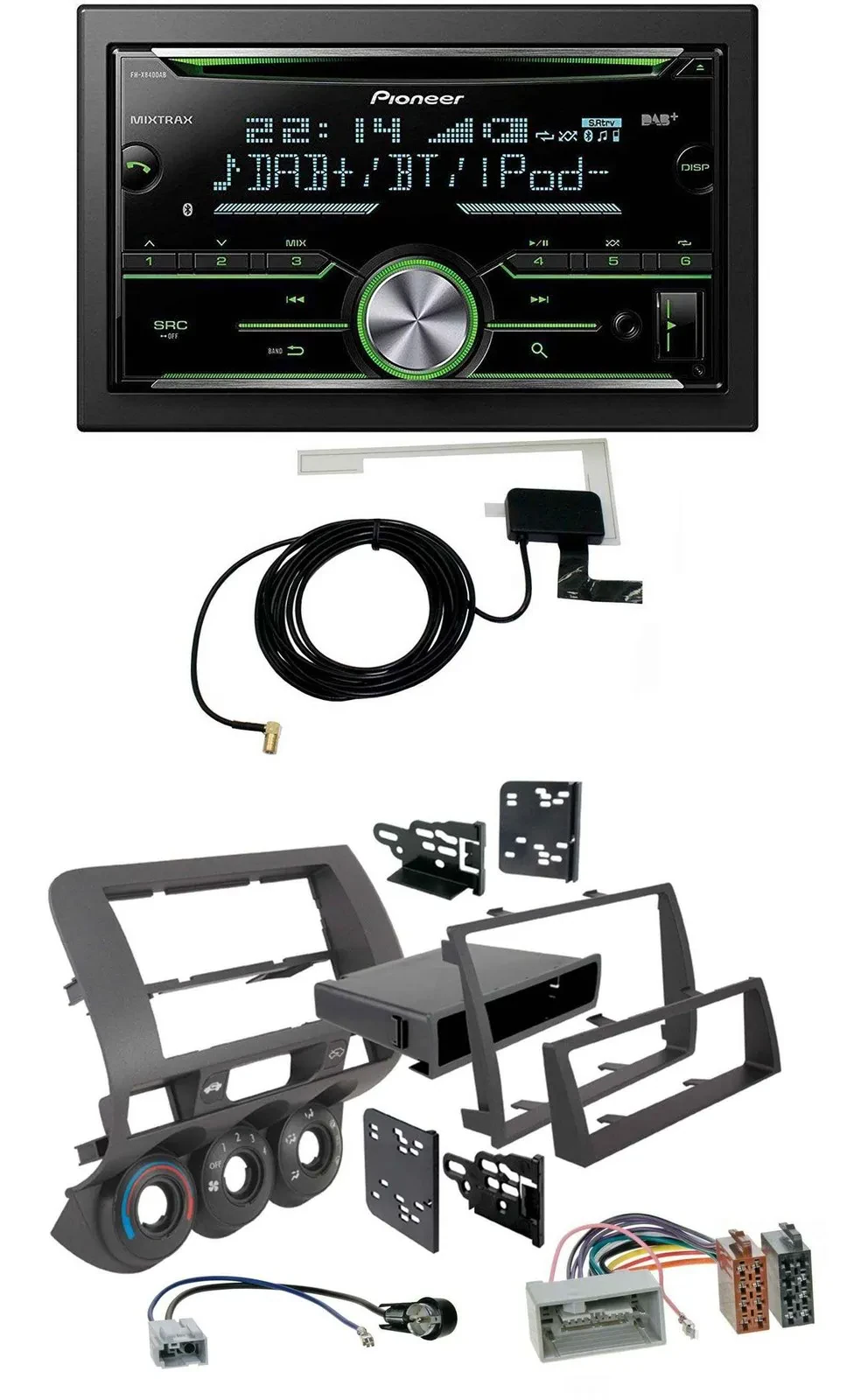 Pioneer CD USB MP3 Bluetooth 2DIN DAB Autoradio für Honda Fit 06-07 nur US-Impor