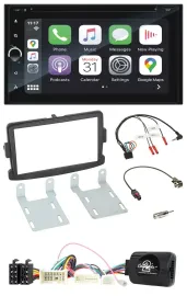 Blaupunkt DAB USB Bluetooth Lenkrad 2DIN TMC Navigation für Dacia ab 2012 schwar