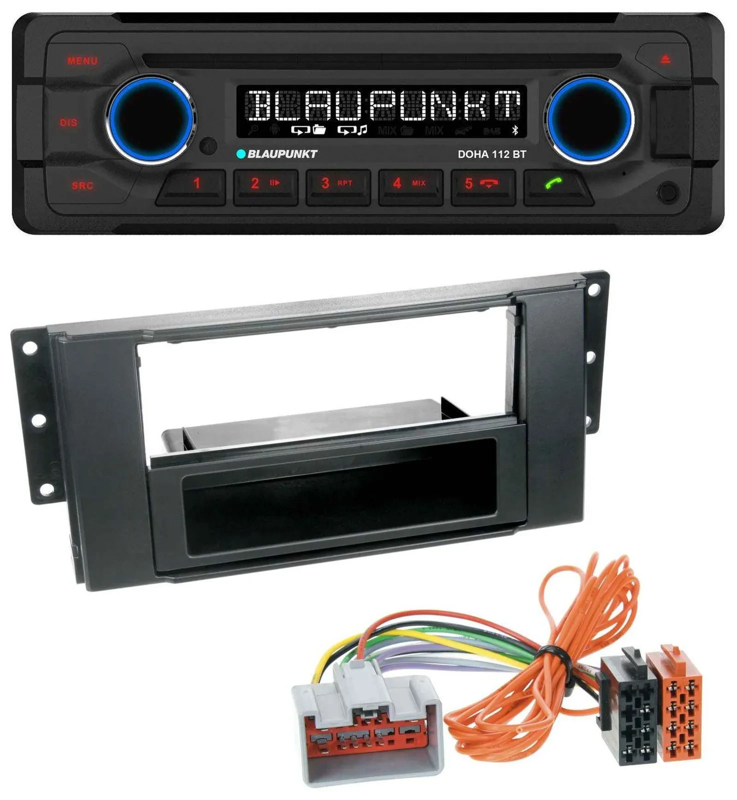 Blaupunkt AUX MP3 CD Bluetooth USB Autoradio für Land Rover Freelander 2011-2012