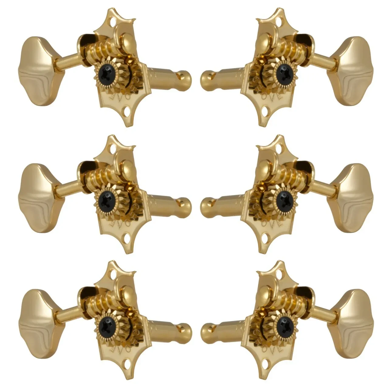 Колки гитарные GROVER V97G Original Sta-Tite Vertical (3+3, 6 шт.)