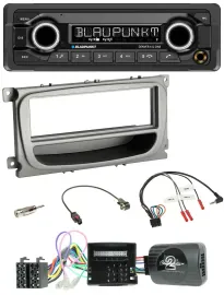Автомагнитола Blaupunkt Bluetooth DAB USB для Ford S-Max/Mondeo (2007–2014), поддержка управления на руле, CAN-bus