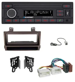 Blaupunkt DAB MP3 Bluetooth USB Autoradio für Hyundai Sonata ab 09 dunkelbraun m