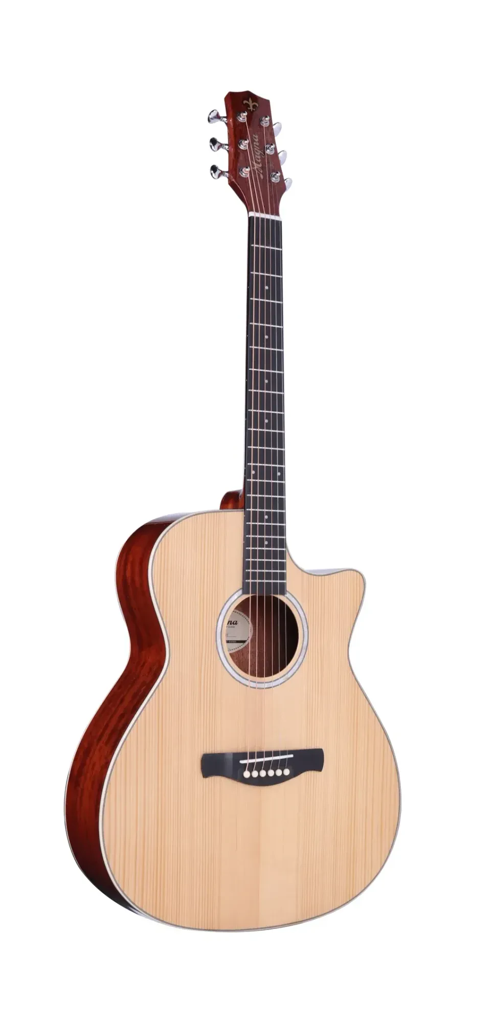 Акустическая гитара Magna M-85 с вырезом, цвет натуральный