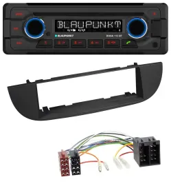 Blaupunkt AUX MP3 CD Bluetooth USB Autoradio für Fiat 500 (ab 2007) - schwarz
