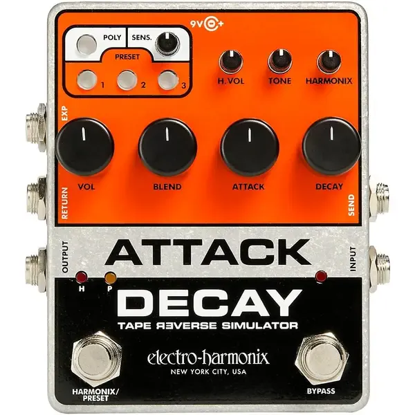 Педаль эффектов для электрогитары Electro-Harmonix Attack Decay