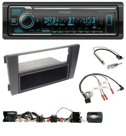 Kenwood Bluetooth Lenkrad DAB USB Autoradio für Audi A6 (2001-2004)