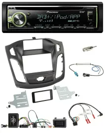 Pioneer DAB USB MP3 Lenkrad CD Autoradio für Ford Focus DYB 2011-2014