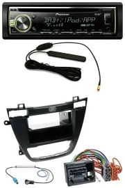 Автомагнитола Pioneer MP3 USB CD DAB AUX для Opel Insignia 2008–2013 черная