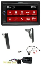 Blaupunkt Lenkrad DAB TMC 2DIN USB Bluetooth Navigation für Toyota RAV 4 2001-20