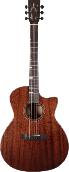 Акустическая гитара Tyma HG-350M Grand Auditorium Cutaway Mahogany Natural с чехлом