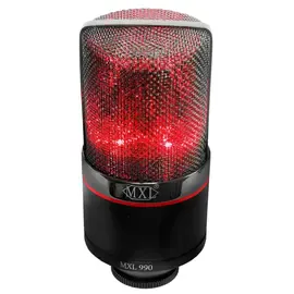 MXL 990 Blaze Vocal Condenser Microphone with Red LED #990 BLAZE