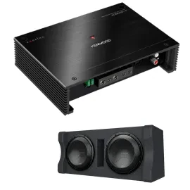 Kenwood eXcelon X503-1 Class D Monoblock Car Amplifier w/ 12" Vented Enclosure
