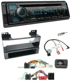 Kenwood Bluetooth USB CD Lenkrad DAB Autoradio für KIA Carnival II VQ 2006-2011