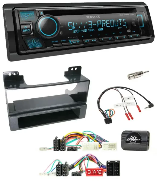 Kenwood Bluetooth USB CD Lenkrad DAB Autoradio für KIA Carnival II VQ 2006-2011