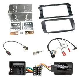 Einbauset Lenkradadapter Doppel DIN Autoradio für Ford Focus C Max Galaxy Profi