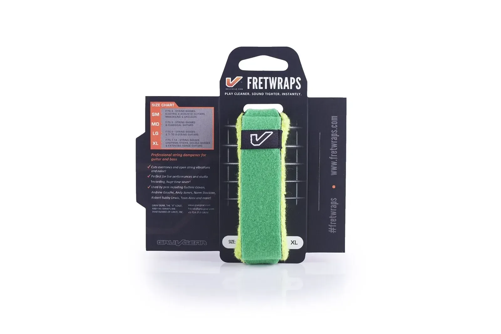 Глушитель струн Gruv Gear FretWraps String Muter Green Extra Large