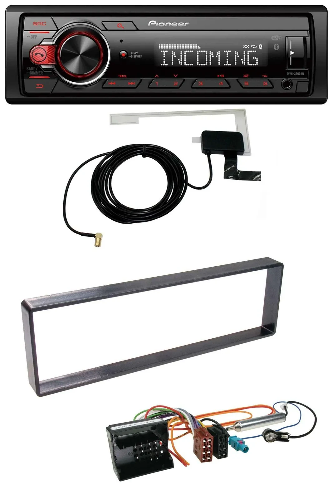 Pioneer USB MP3 DAB Bluetooth Autoradio für Citroen C4