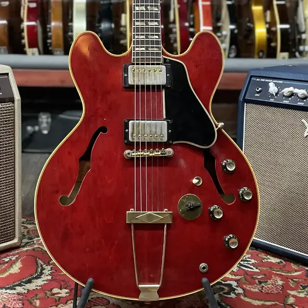 Электрогитара полуакустическая Gibson ES-345 TBC НН Red w/case USA 1967