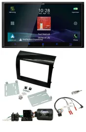 JVC USB Bluetooth 2DIN DAB Lenkrad Autoradio für Fiat Ducato 2012-2015 Piano-sch