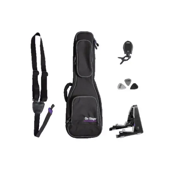 Чехол для укулеле тенор On-Stage UPK3000 Tenor Ukulele Accessory Bundle