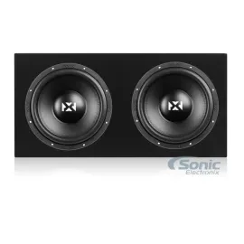 NVX VSW124v3 600W RMS Dual 4-Ohm 12" Subwoofer with Enclosure (MDFD12)
