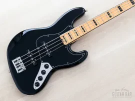 2016 Fender American Elite Jazz Bass Black, Near-Mint w/ Case, Hangtags