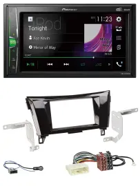 Pioneer 2DIN MP3 DAB USB Bluetooth Autoradio für Nissan Qashqai X-Trail ab 14