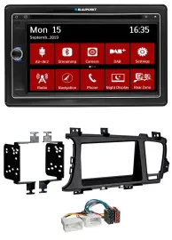 Blaupunkt Bluetooth DAB 2DIN USB DVD MP3 Autoradio für Kia Optima (ab 2012)