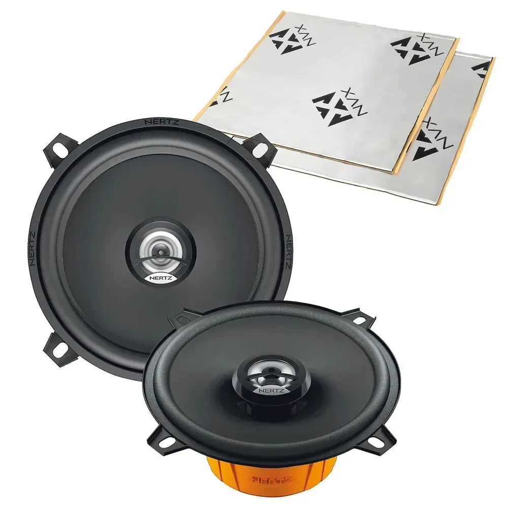 Hertz DCX130.3 40W RMS 5.25" Coaxial Car Speakers with Sound Damping (2 Pairs)
